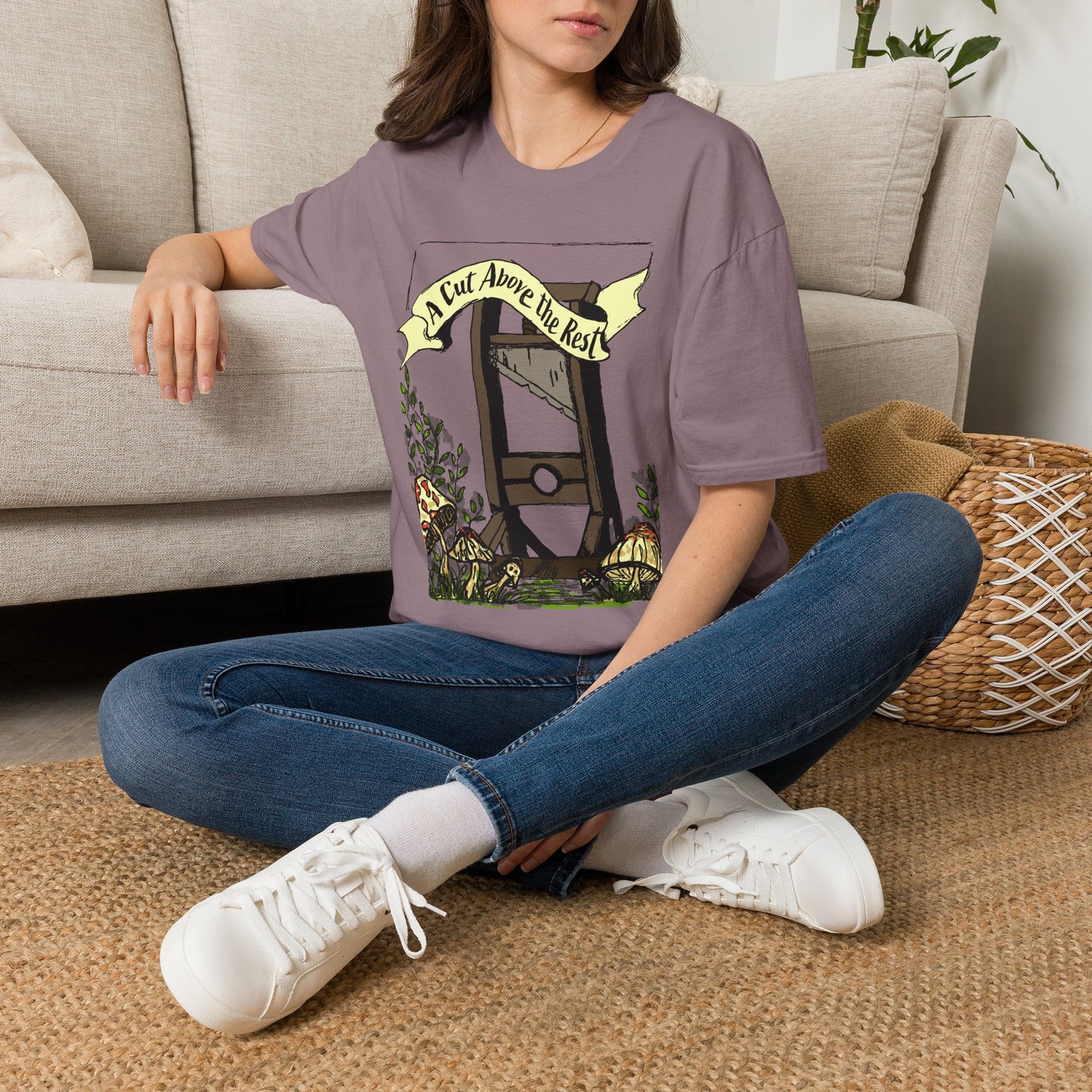 “A Cut Above the Rest” Guillotine Graphic Tee