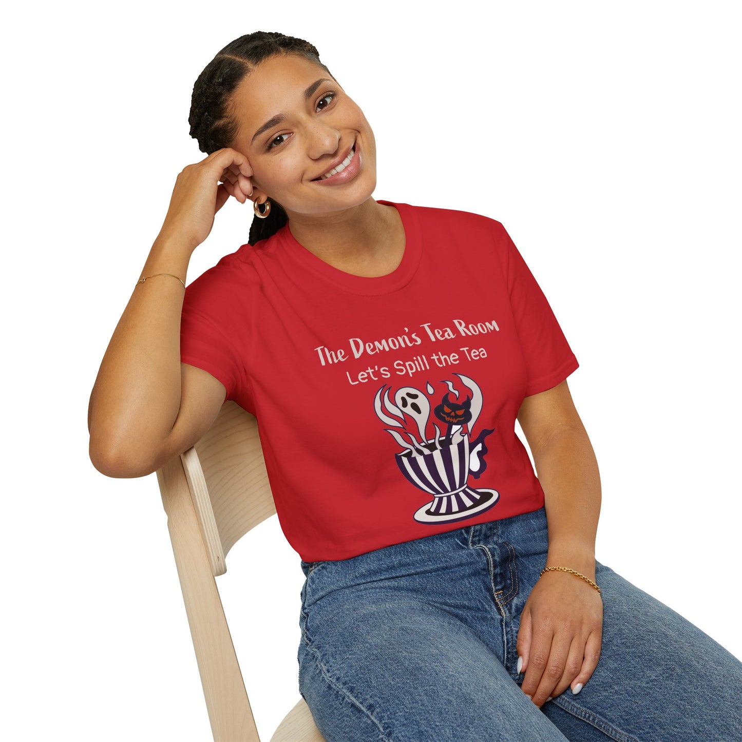 The Demon's Tea Room: Let's Spill the Tea Gothic Halloween T-Shirt