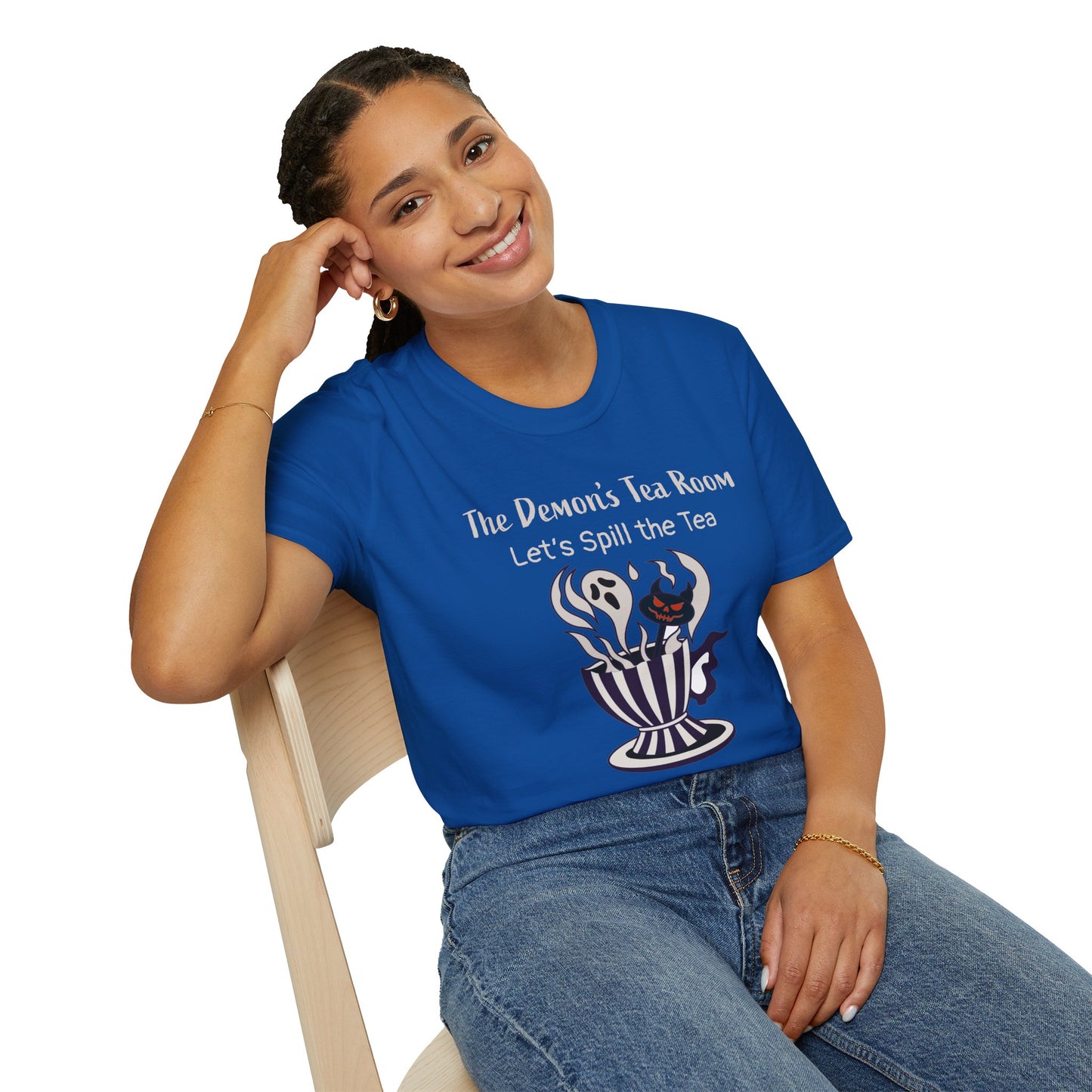 The Demon's Tea Room: Let's Spill the Tea Gothic Halloween T-Shirt