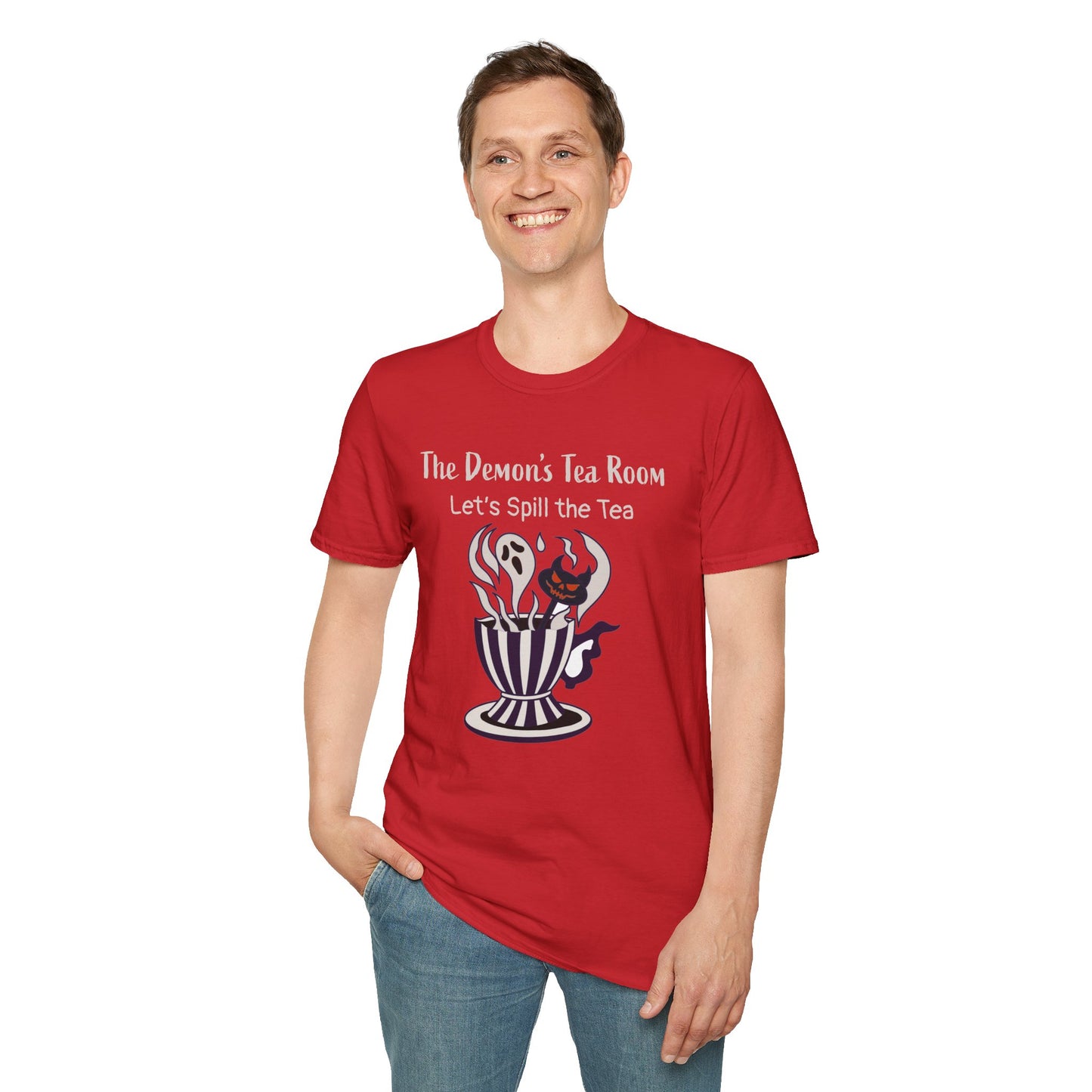 The Demon's Tea Room: Let's Spill the Tea Gothic Halloween T-Shirt