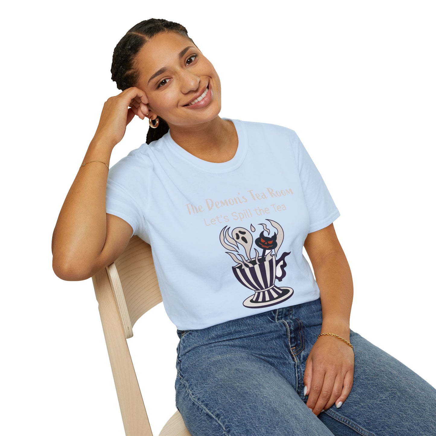 The Demon's Tea Room: Let's Spill the Tea Gothic Halloween T-Shirt