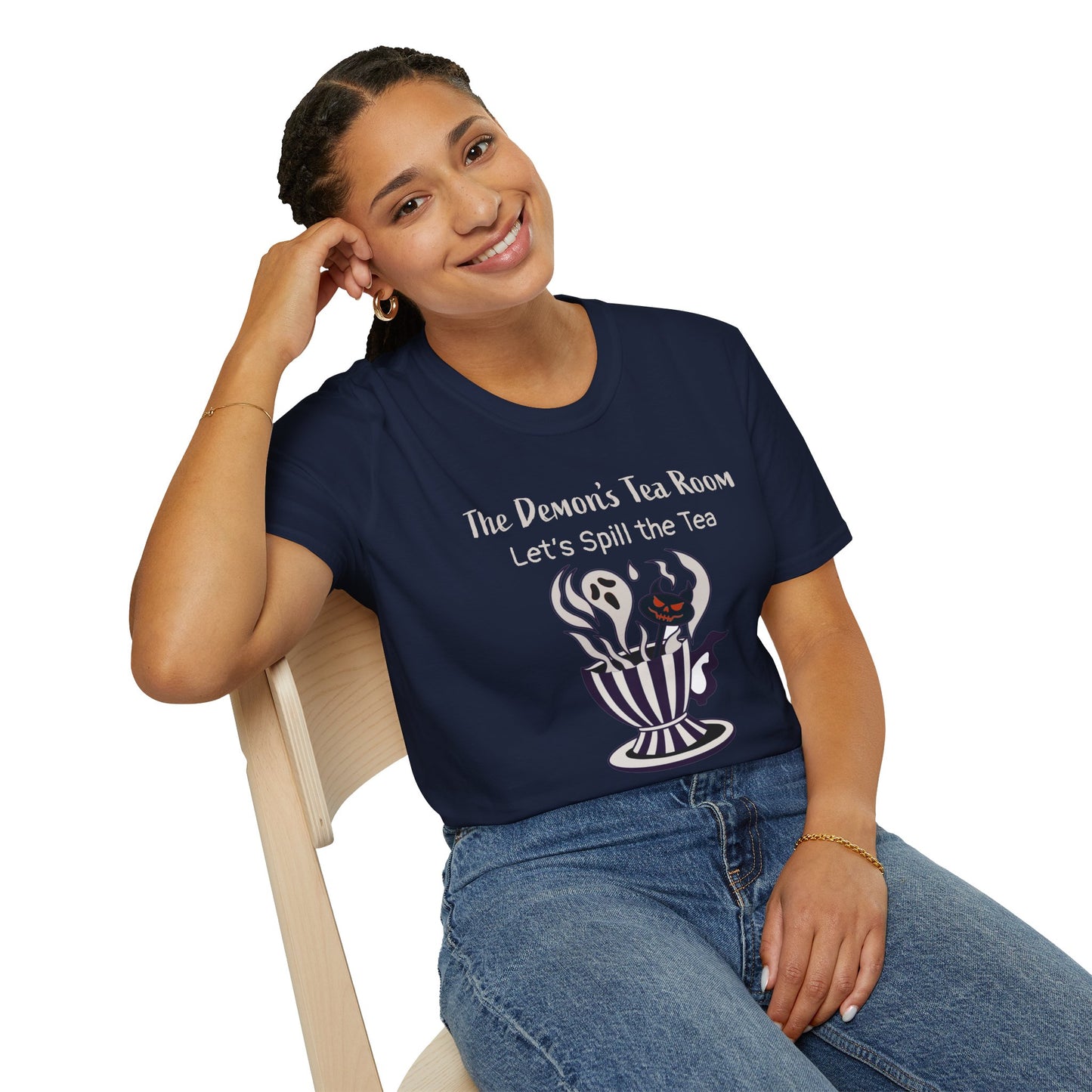 The Demon's Tea Room: Let's Spill the Tea Gothic Halloween T-Shirt