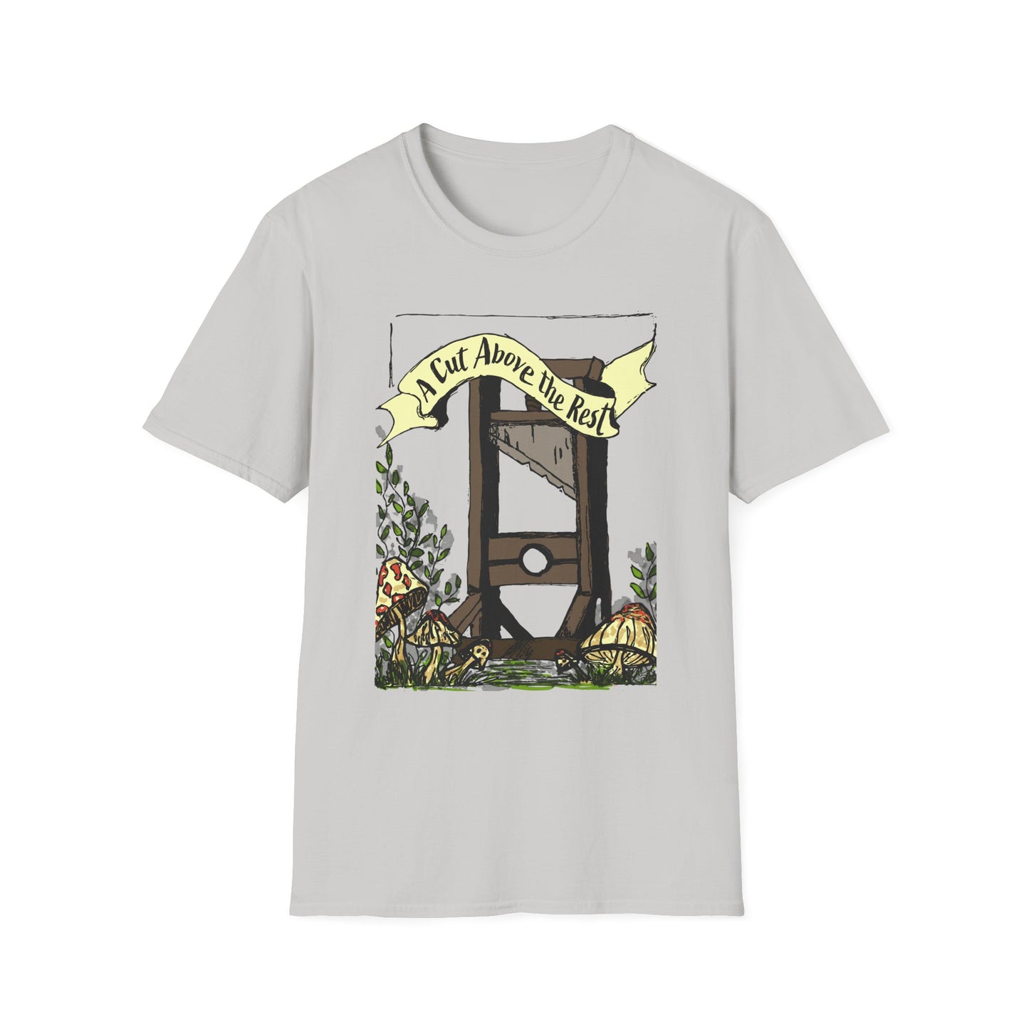“A Cut Above the Rest” Guillotine Graphic Tee