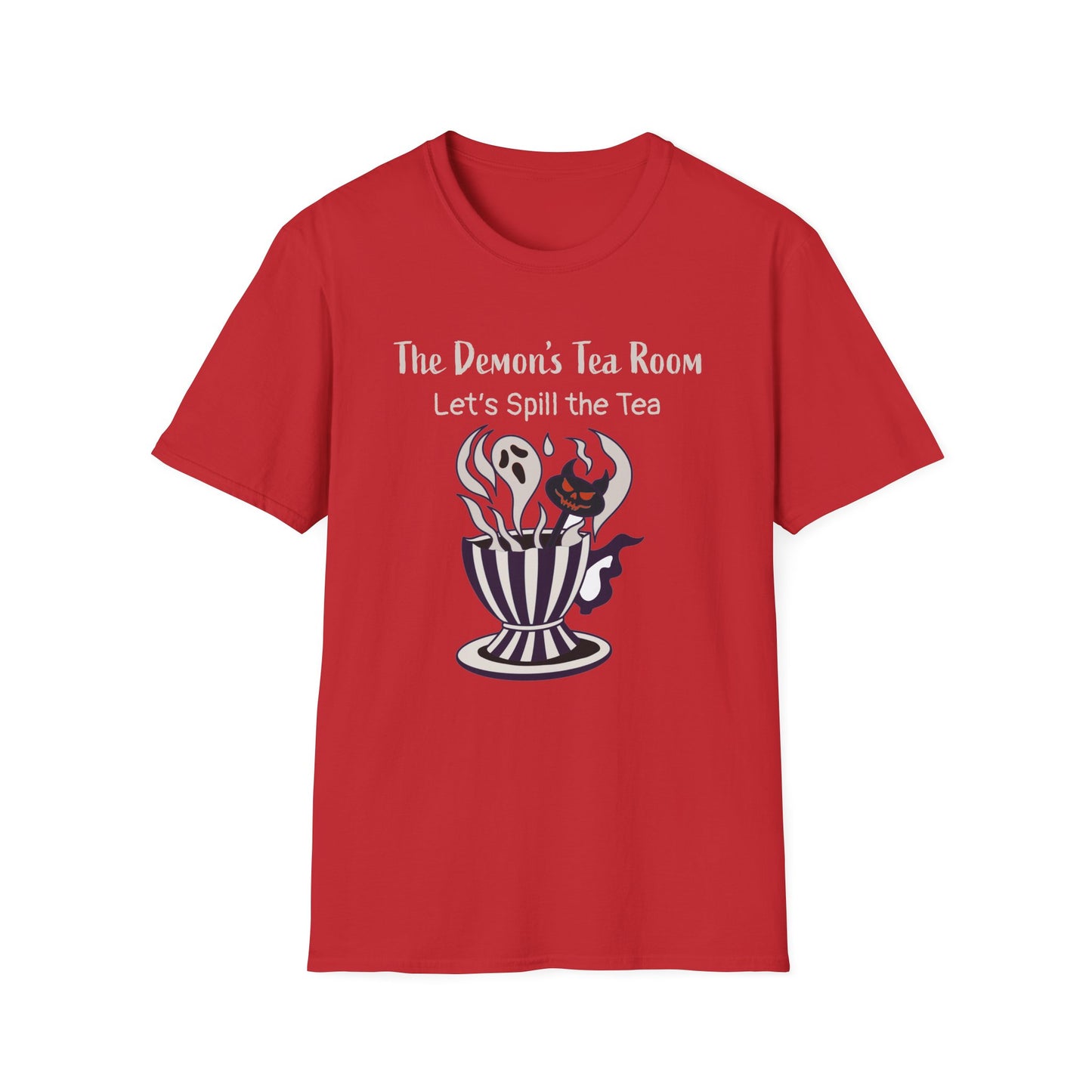 The Demon's Tea Room: Let's Spill the Tea Gothic Halloween T-Shirt