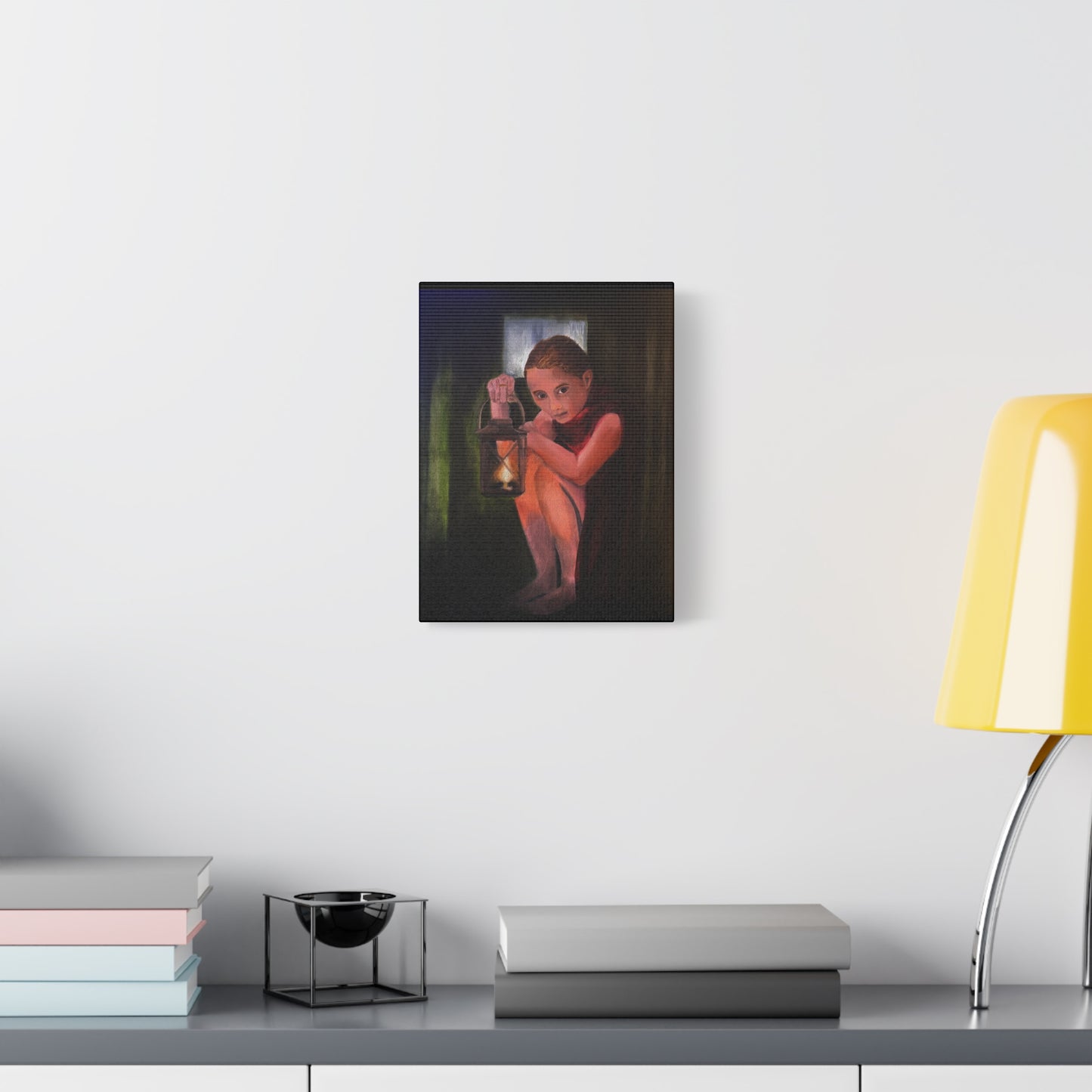 Hidden | Matte Canvas Print | Moody Forest Wall Art