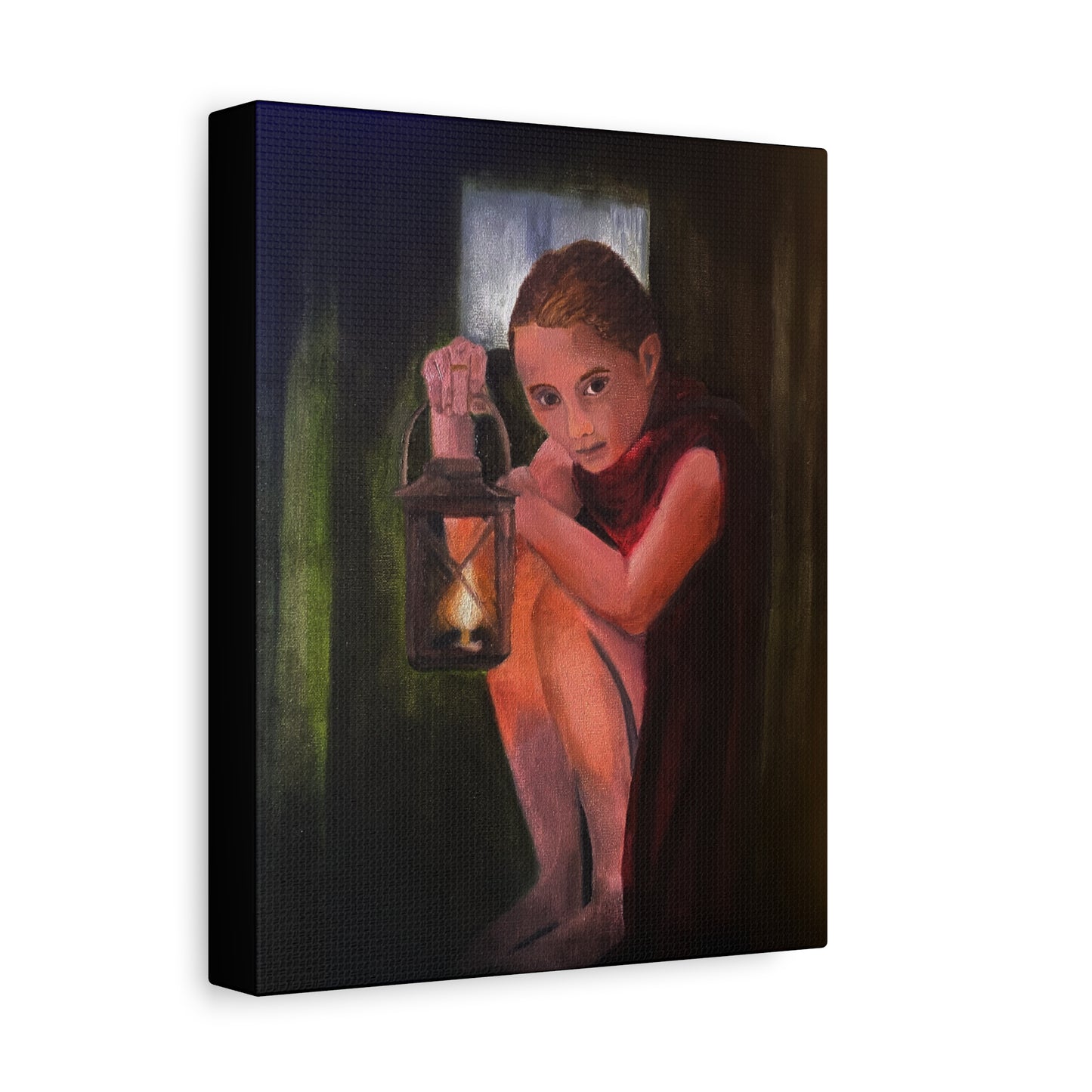 Hidden | Matte Canvas Print | Moody Forest Wall Art