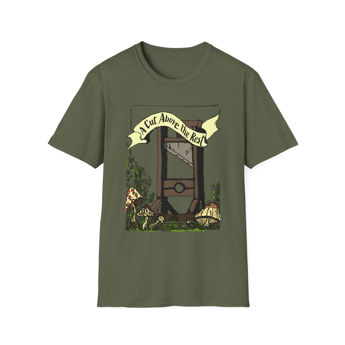 “A Cut Above the Rest” Guillotine Graphic Tee