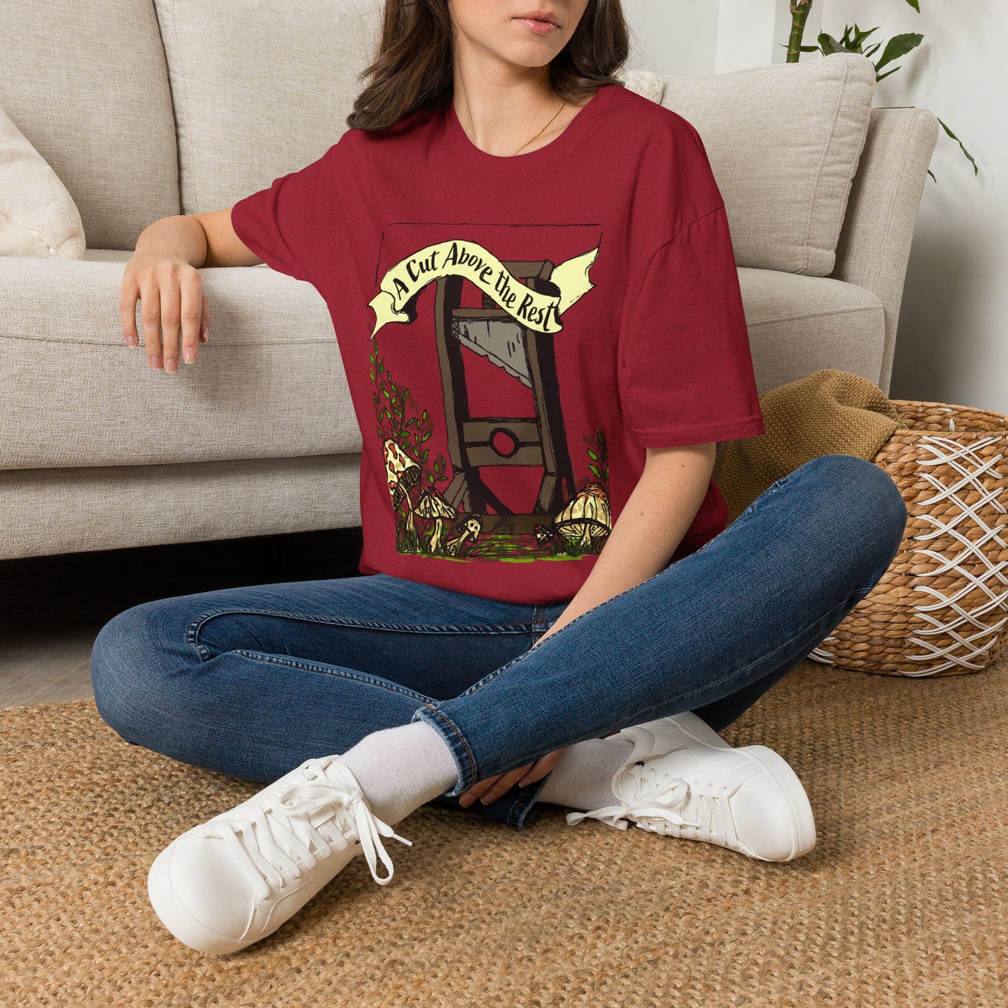 “A Cut Above the Rest” Guillotine Graphic Tee