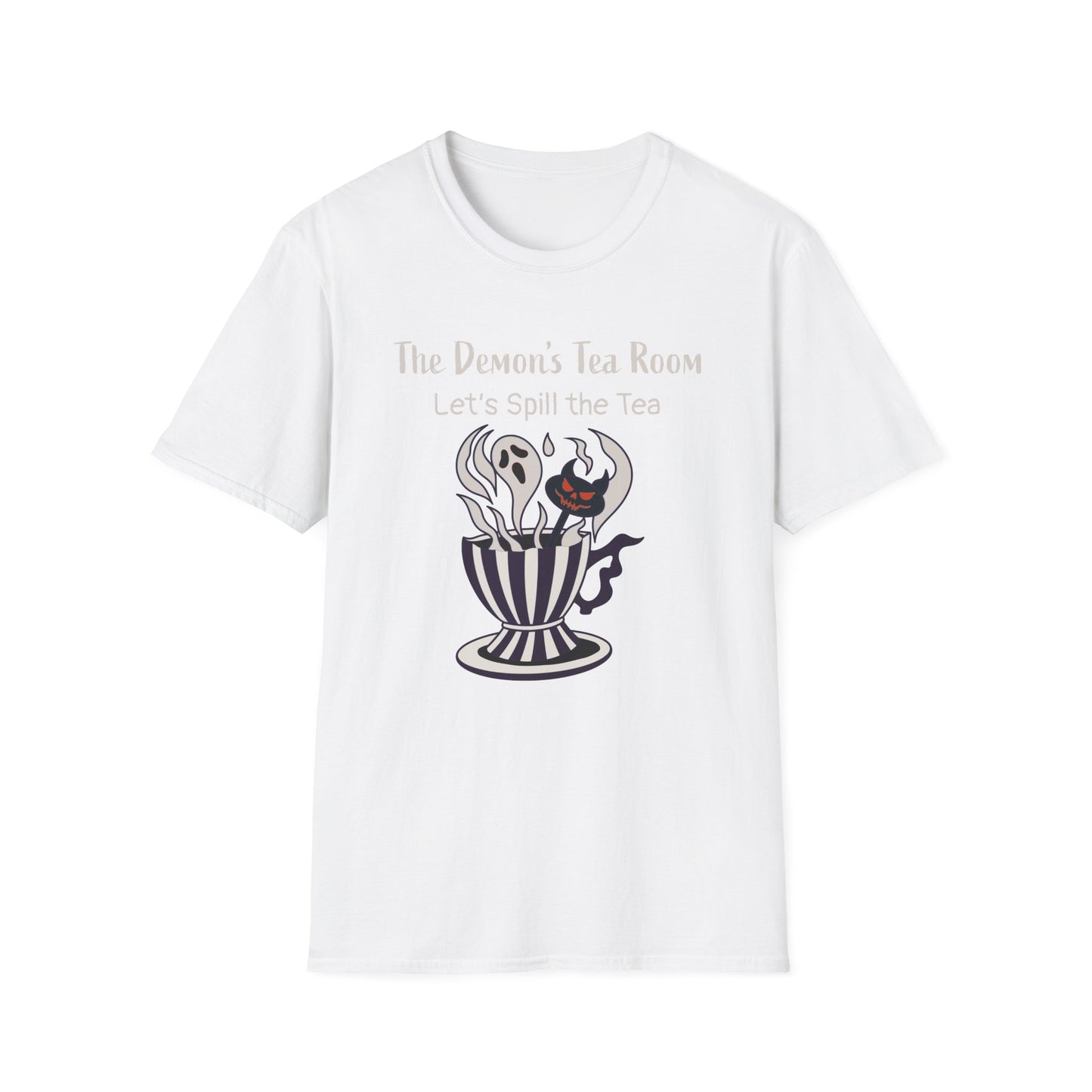 The Demon's Tea Room: Let's Spill the Tea Gothic Halloween T-Shirt