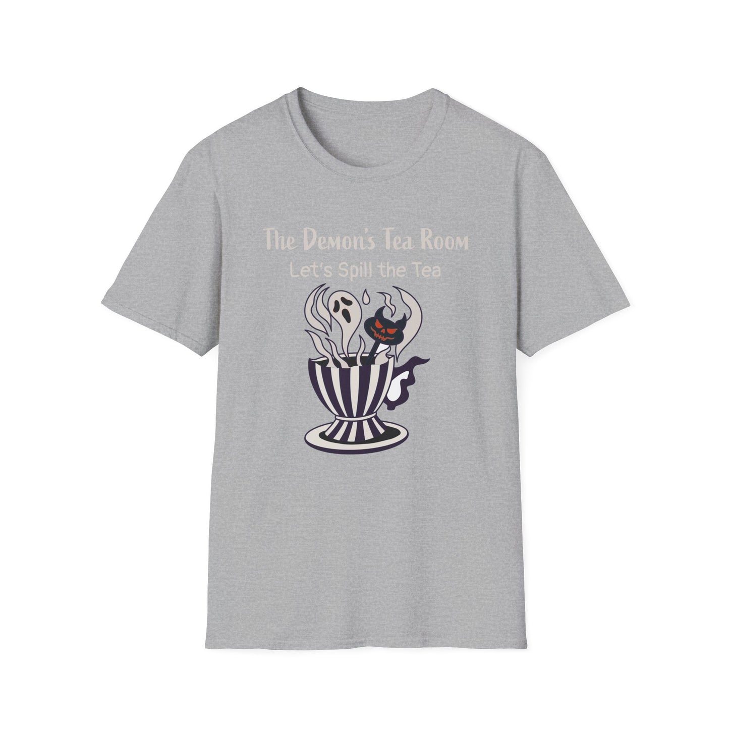 The Demon's Tea Room: Let's Spill the Tea Gothic Halloween T-Shirt