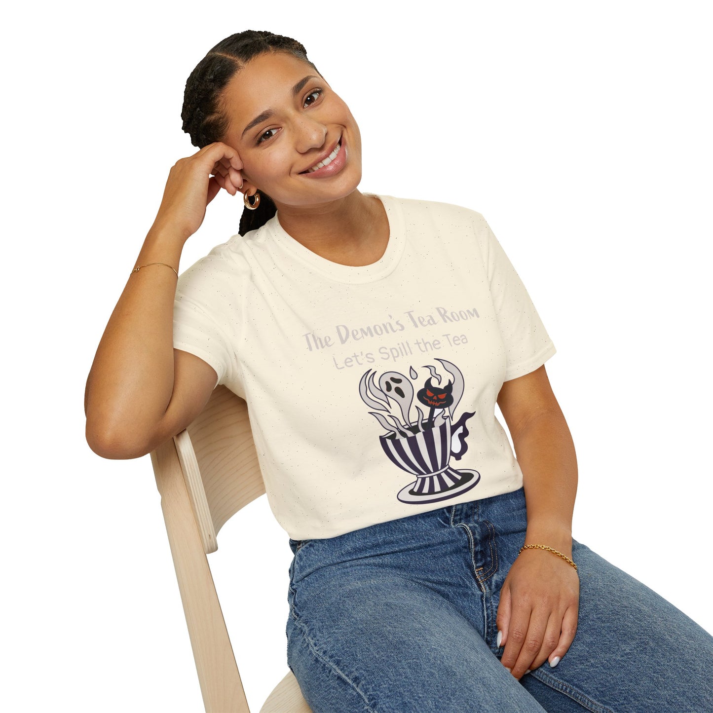 The Demon's Tea Room: Let's Spill the Tea Gothic Halloween T-Shirt