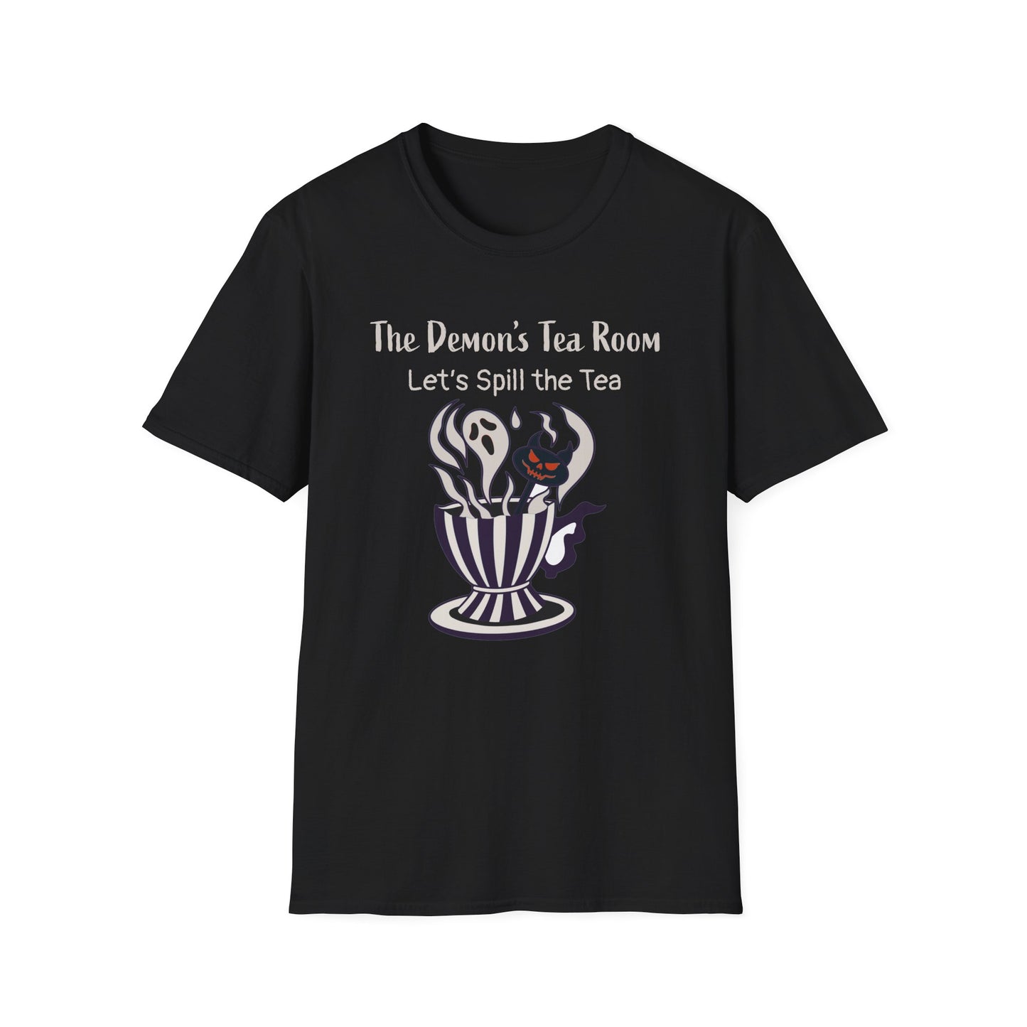 The Demon's Tea Room: Let's Spill the Tea Gothic Halloween T-Shirt