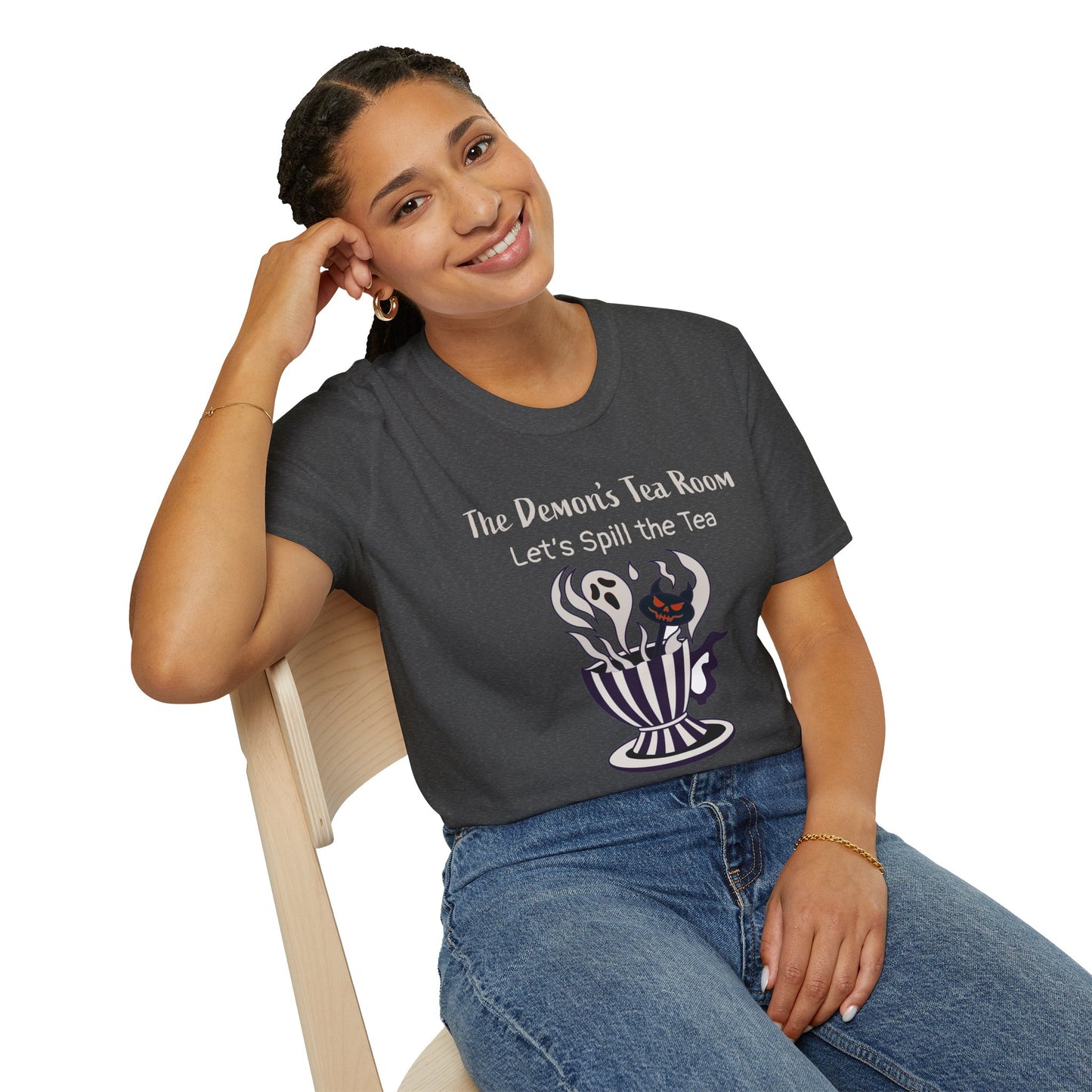 The Demon's Tea Room: Let's Spill the Tea Gothic Halloween T-Shirt