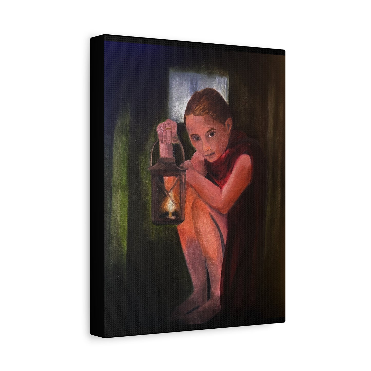 Hidden | Matte Canvas Print | Moody Forest Wall Art