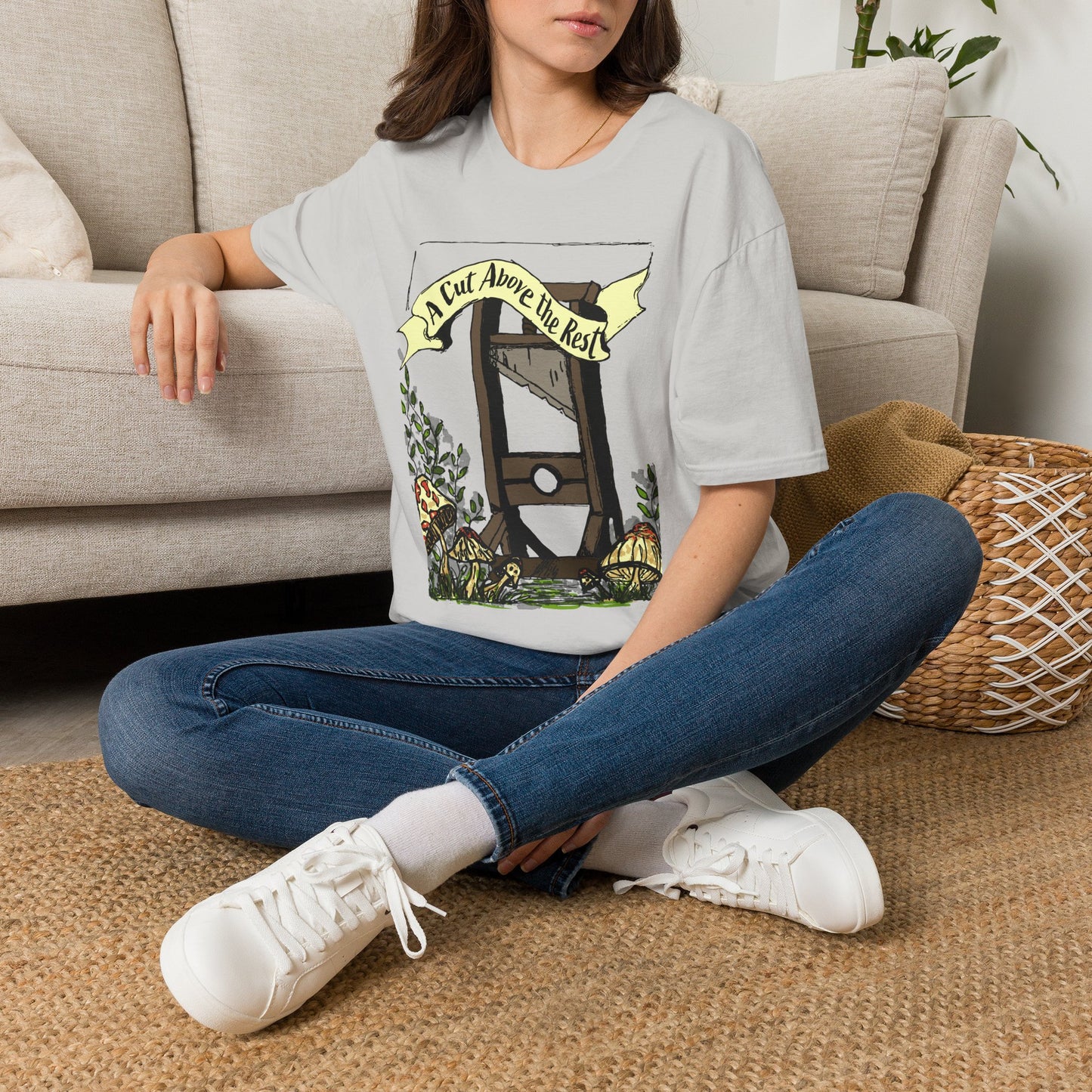 “A Cut Above the Rest” Guillotine Graphic Tee