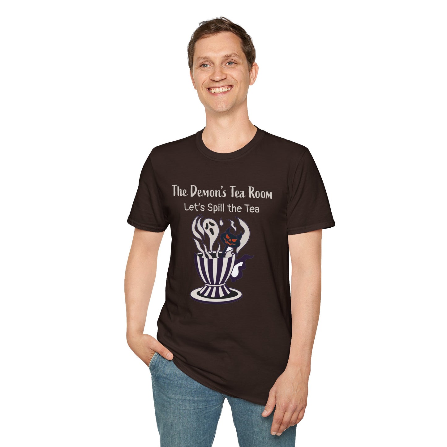 The Demon's Tea Room: Let's Spill the Tea Gothic Halloween T-Shirt