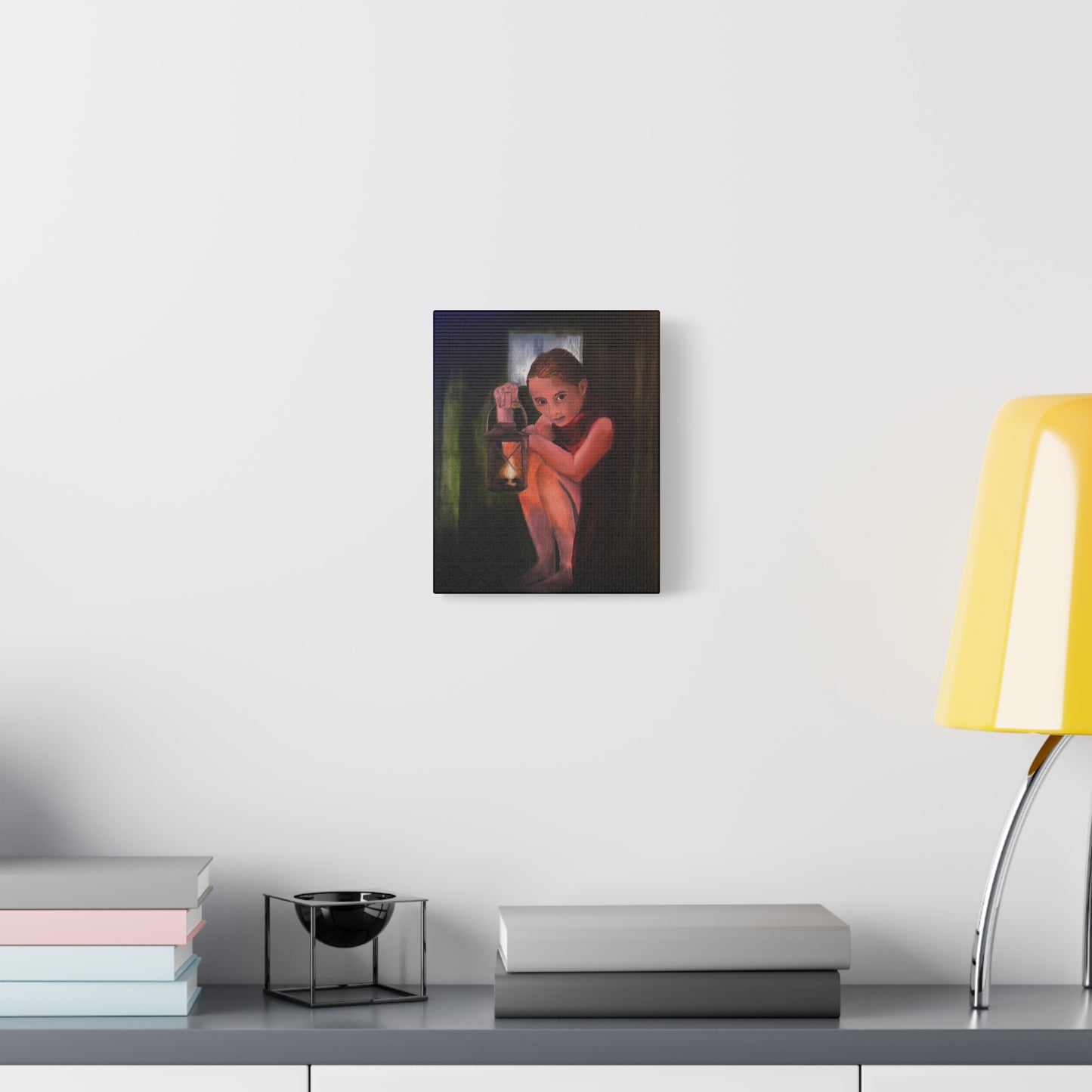 Hidden | Matte Canvas Print | Moody Forest Wall Art