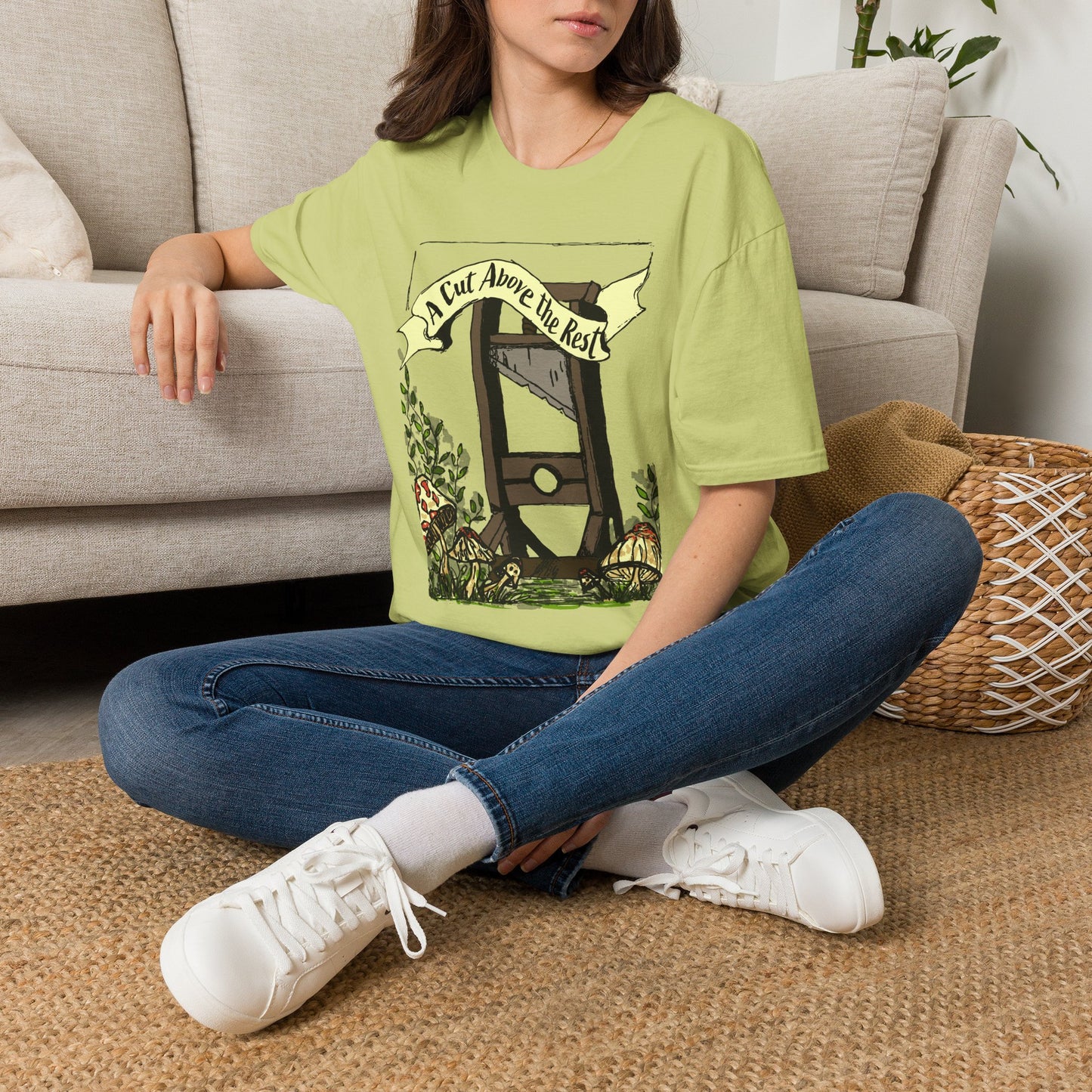 “A Cut Above the Rest” Guillotine Graphic Tee
