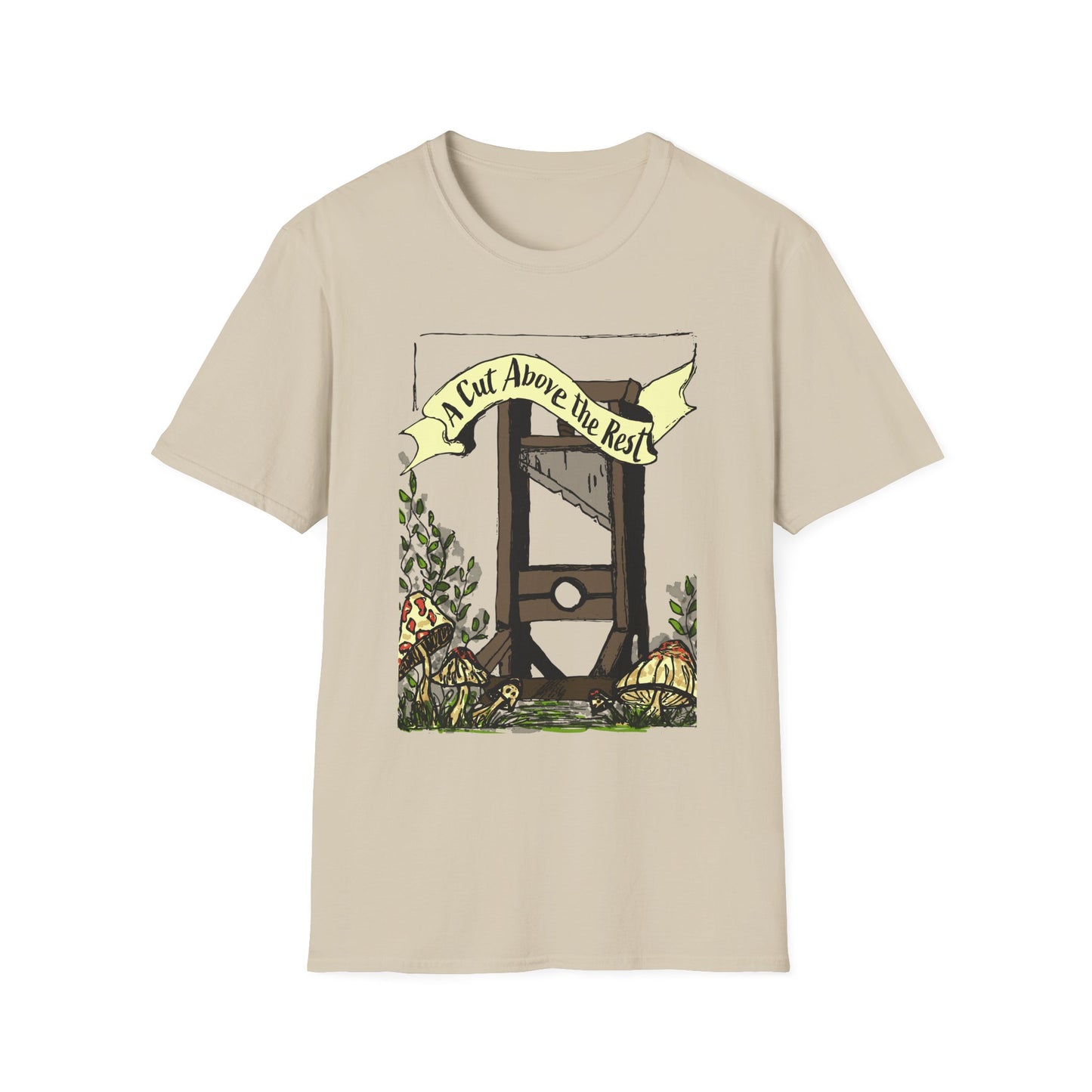 “A Cut Above the Rest” Guillotine Graphic Tee