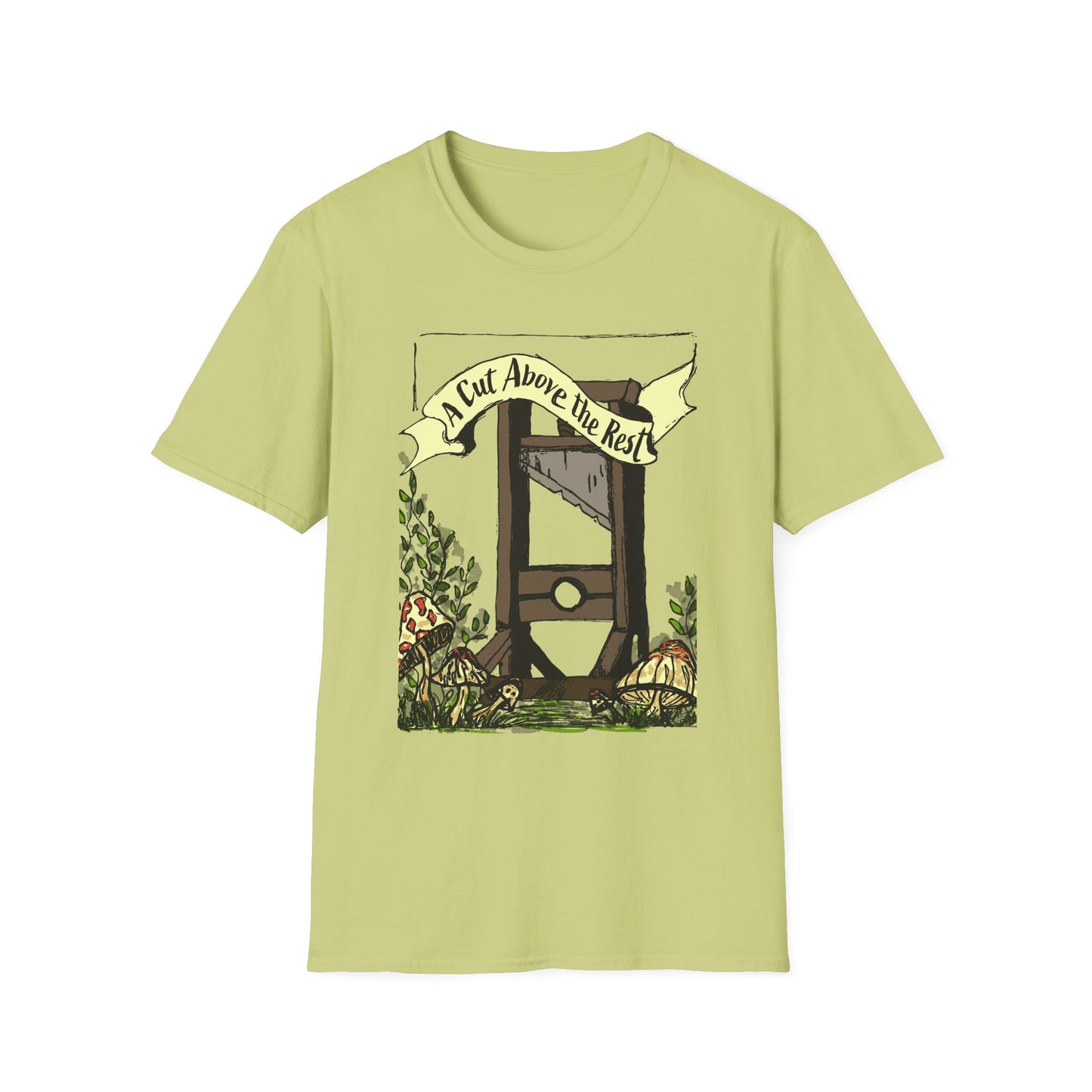 “A Cut Above the Rest” Guillotine Graphic Tee