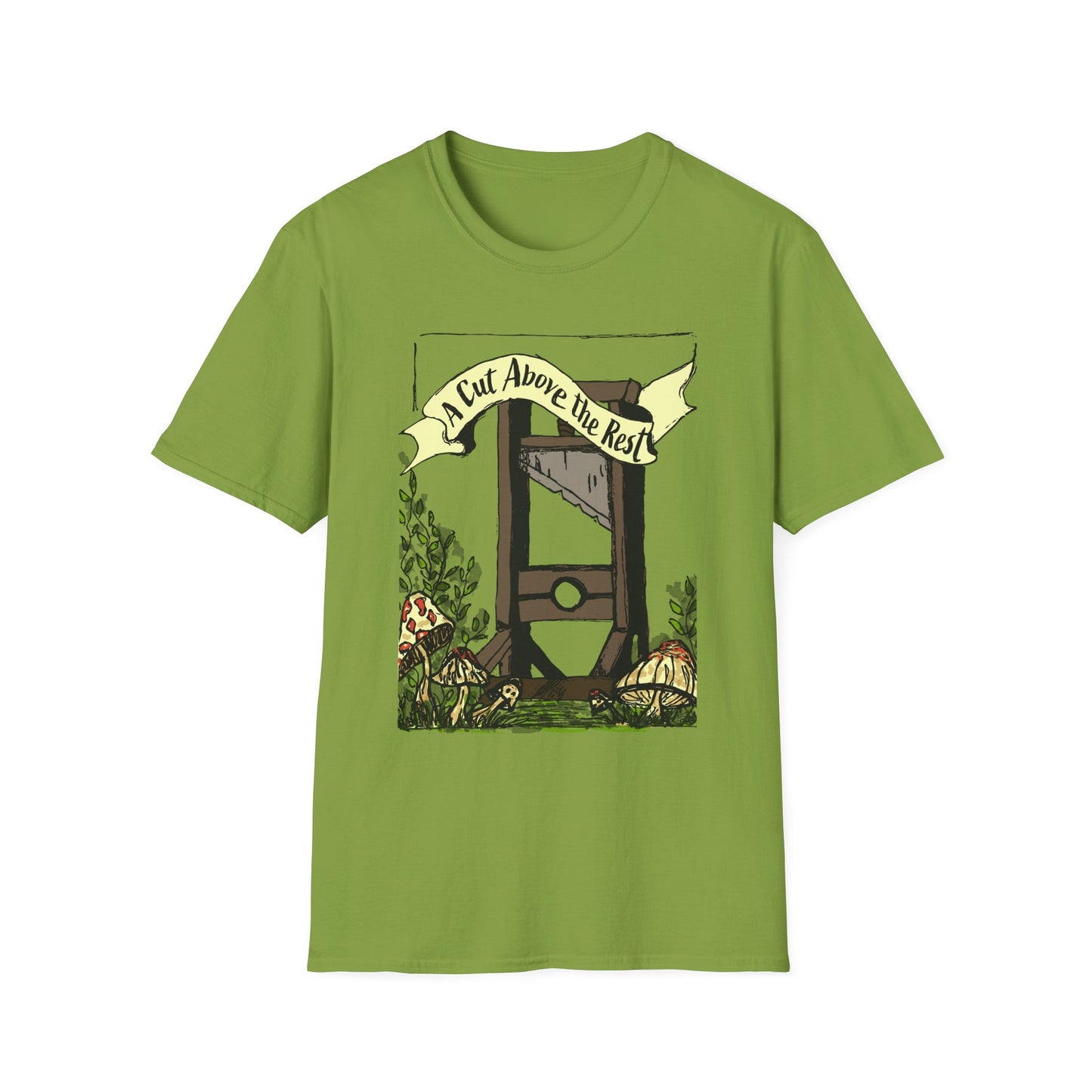 “A Cut Above the Rest” Guillotine Graphic Tee