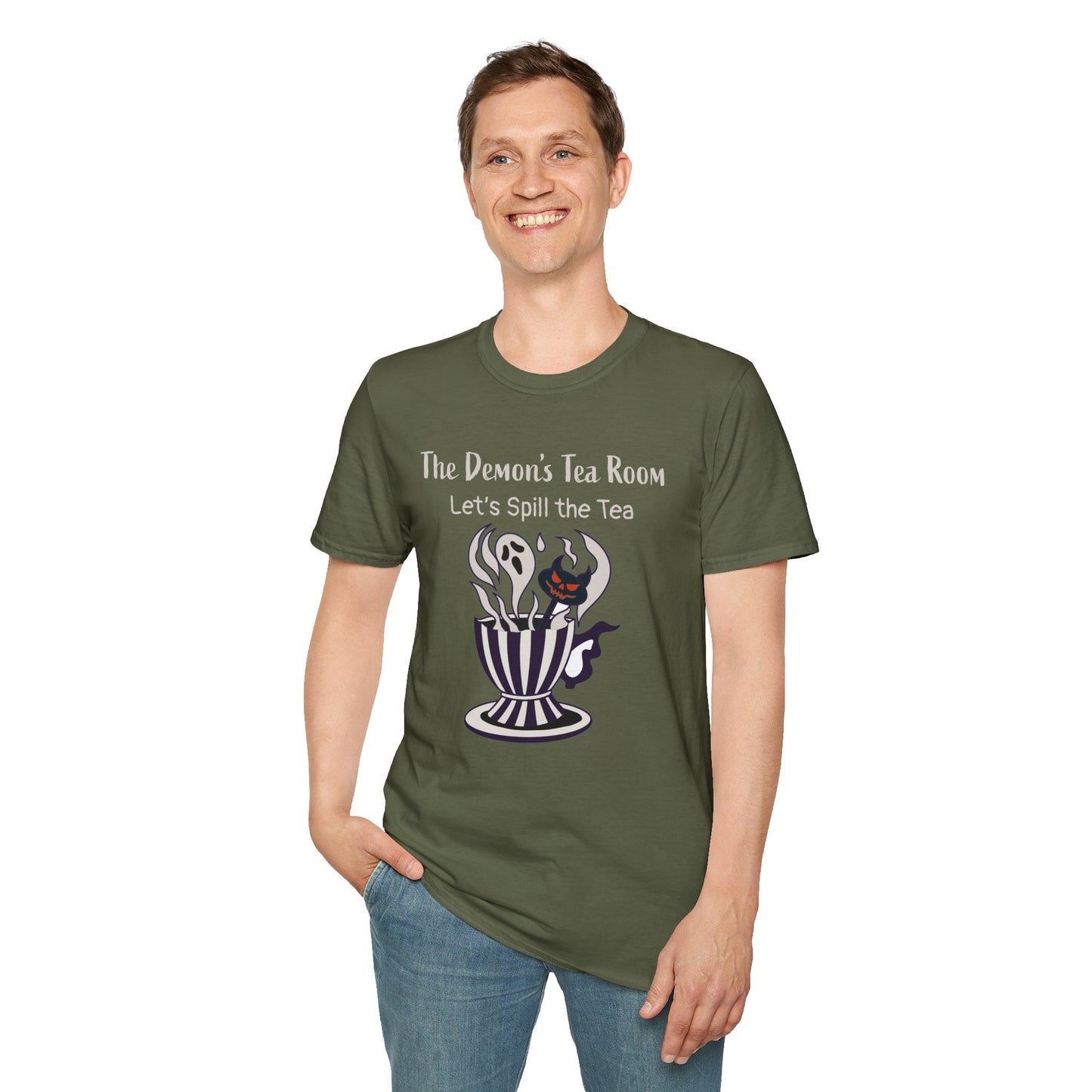 The Demon's Tea Room: Let's Spill the Tea Gothic Halloween T-Shirt