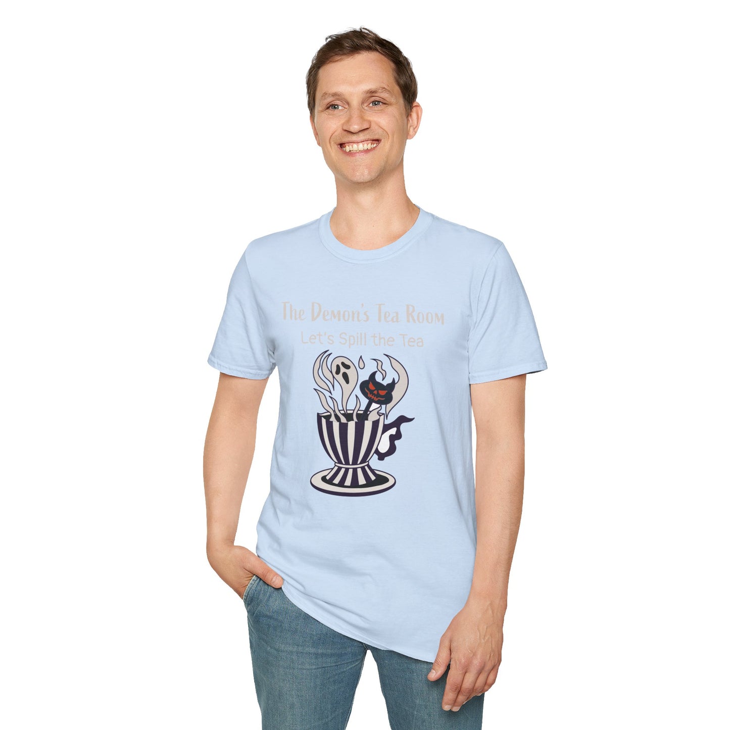 The Demon's Tea Room: Let's Spill the Tea Gothic Halloween T-Shirt