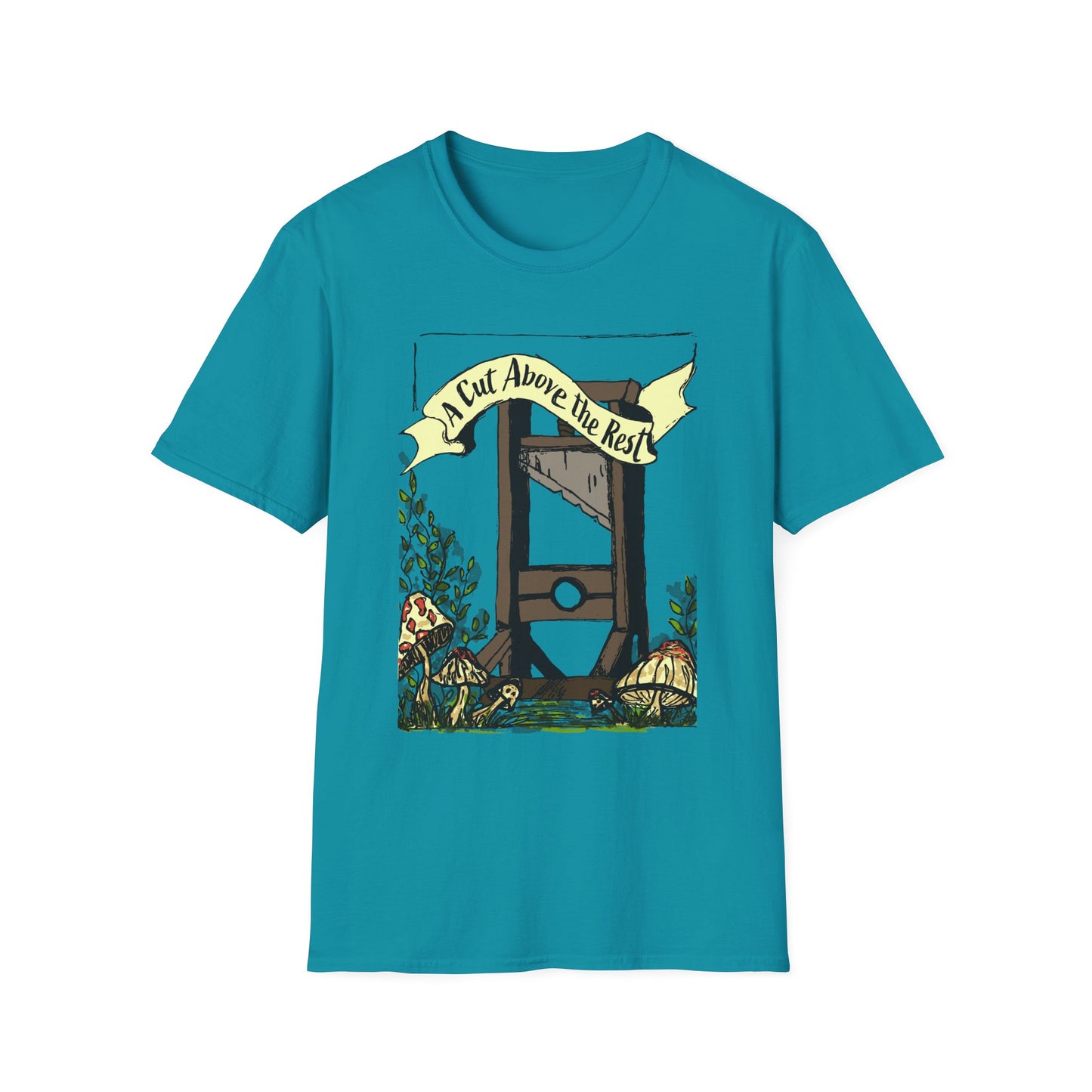 “A Cut Above the Rest” Guillotine Graphic Tee