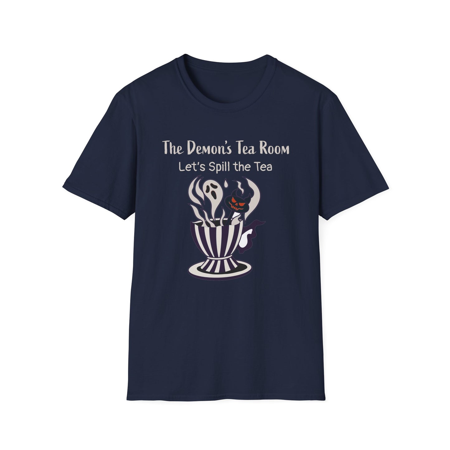 The Demon's Tea Room: Let's Spill the Tea Gothic Halloween T-Shirt