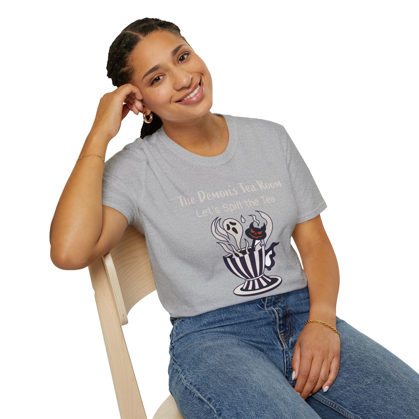 The Demon's Tea Room: Let's Spill the Tea Gothic Halloween T-Shirt