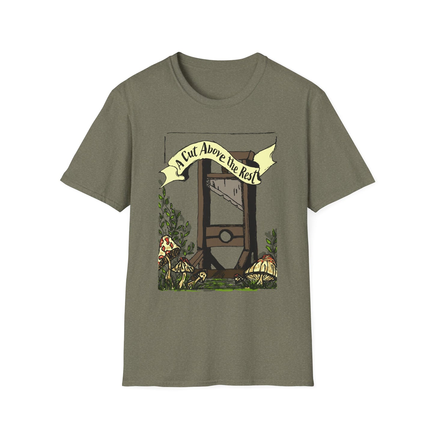 “A Cut Above the Rest” Guillotine Graphic Tee
