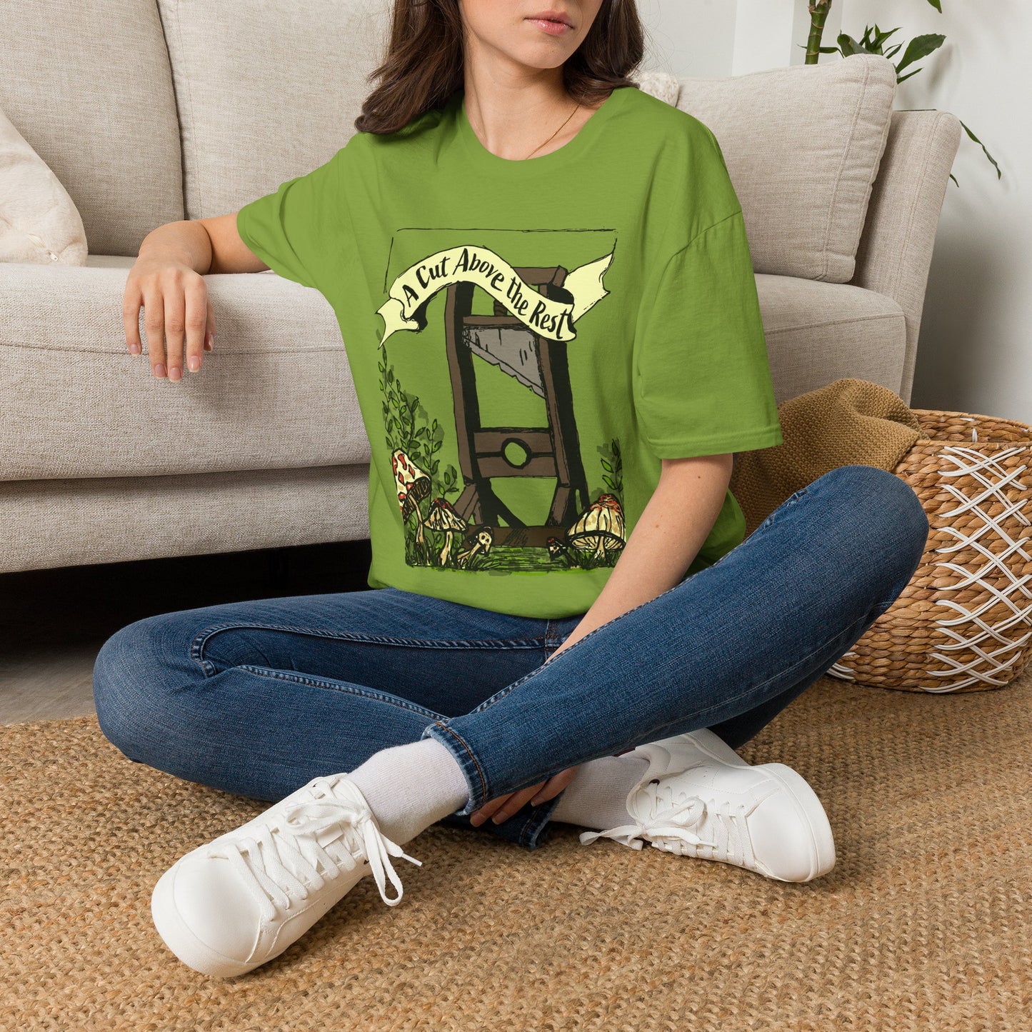 “A Cut Above the Rest” Guillotine Graphic Tee