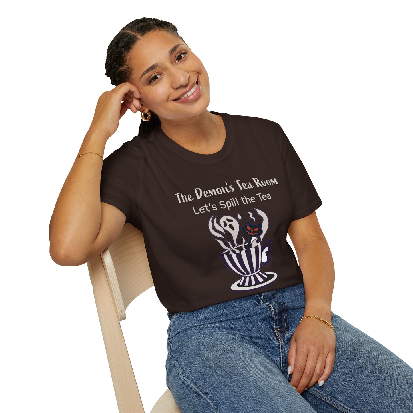 The Demon's Tea Room: Let's Spill the Tea Gothic Halloween T-Shirt