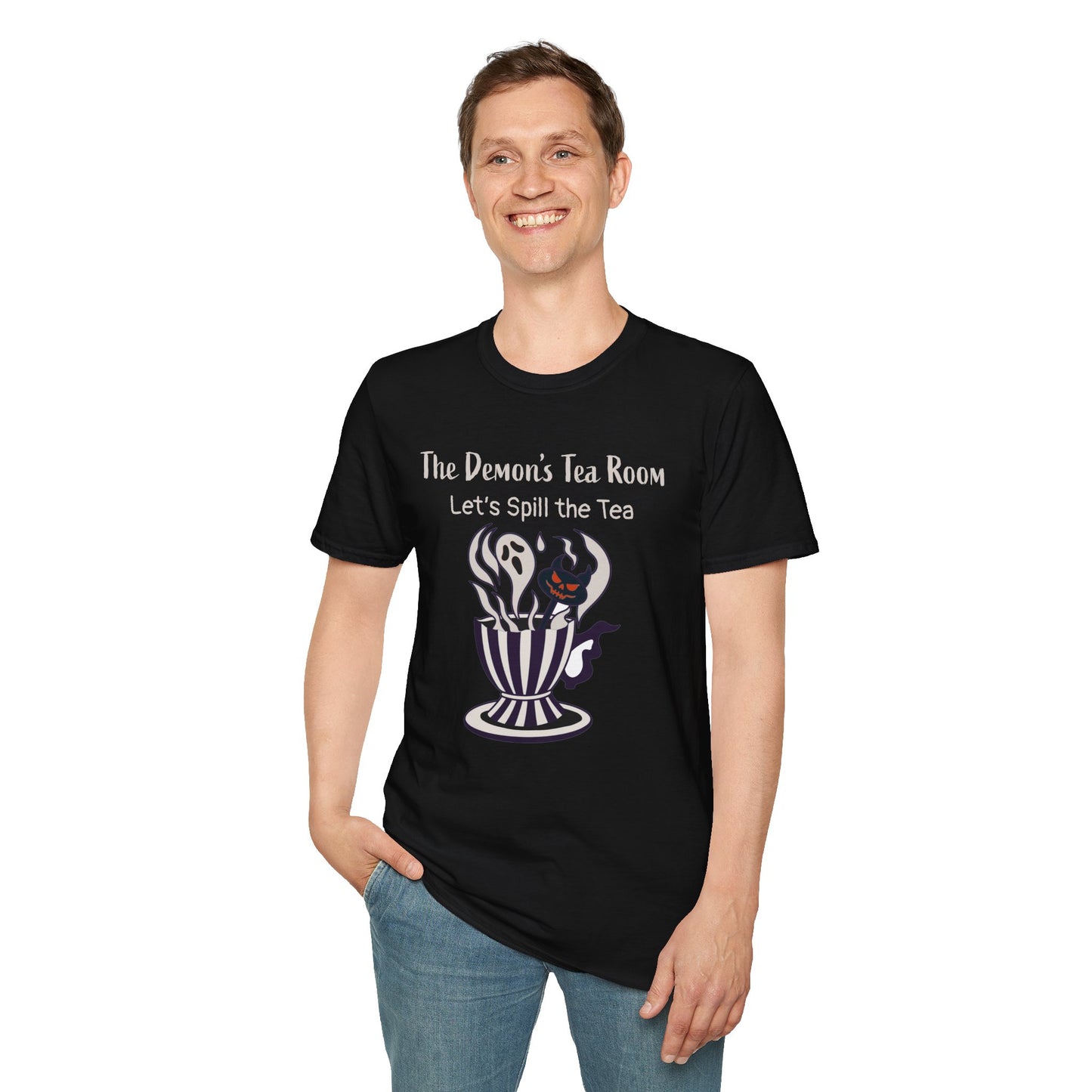 The Demon's Tea Room: Let's Spill the Tea Gothic Halloween T-Shirt