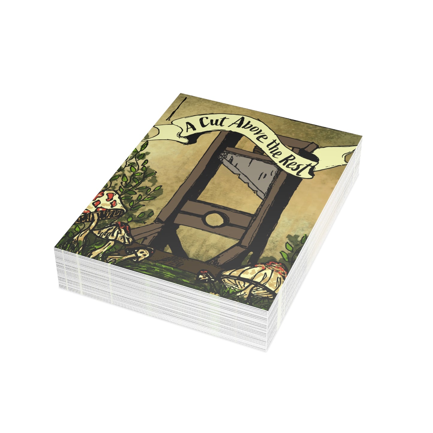 A Cut Above the Rest | Guillotine| Postcard Bundles (envelopes not included)
