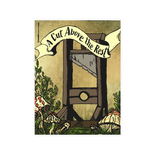 A Cut Above the Rest | Guillotine| Postcard Bundles (envelopes not included)