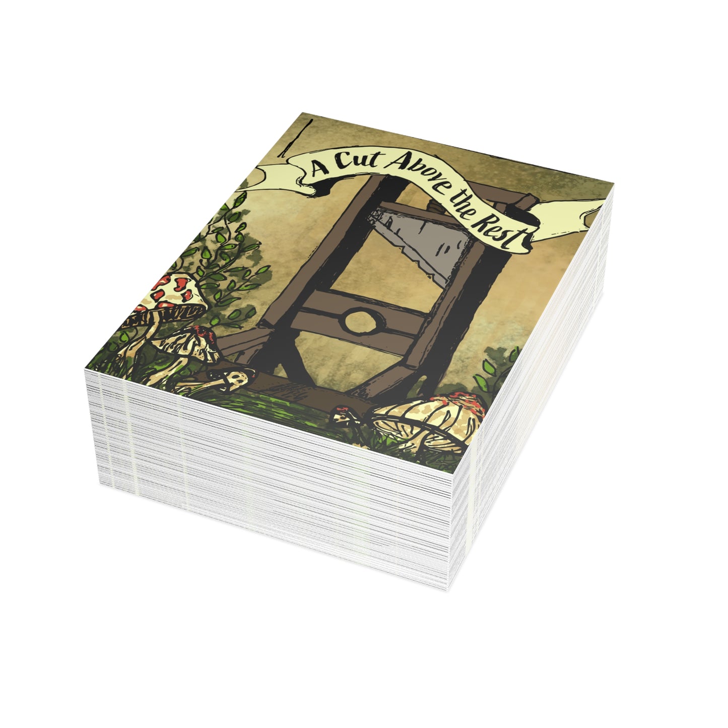 A Cut Above the Rest | Guillotine| Postcard Bundles (envelopes not included)