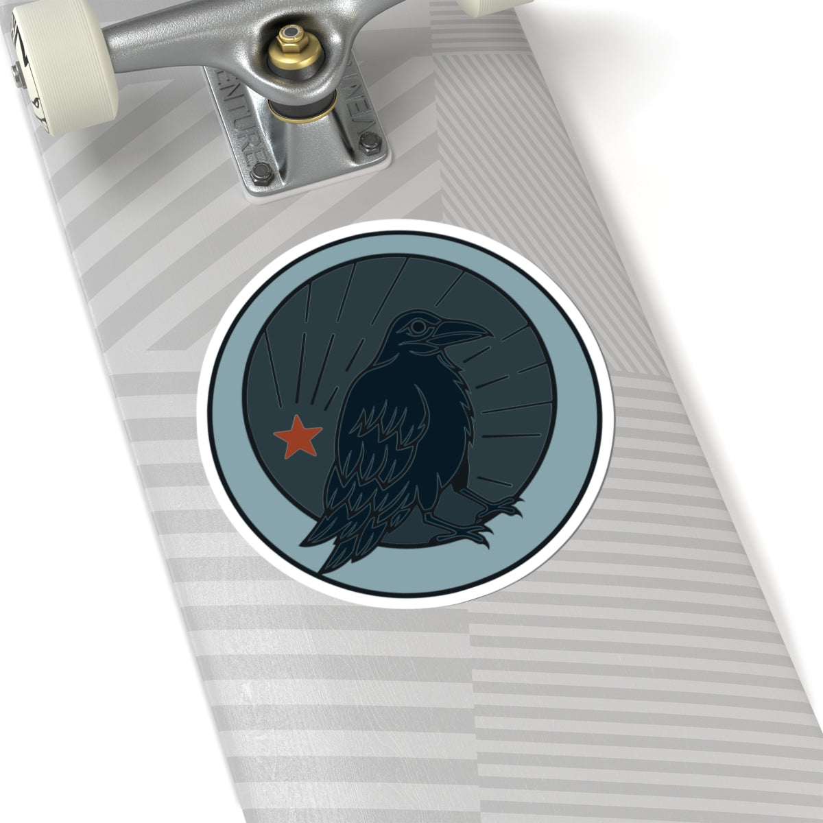 Pretty Little Omens Logo Sticker | Raven Emblem Sticker