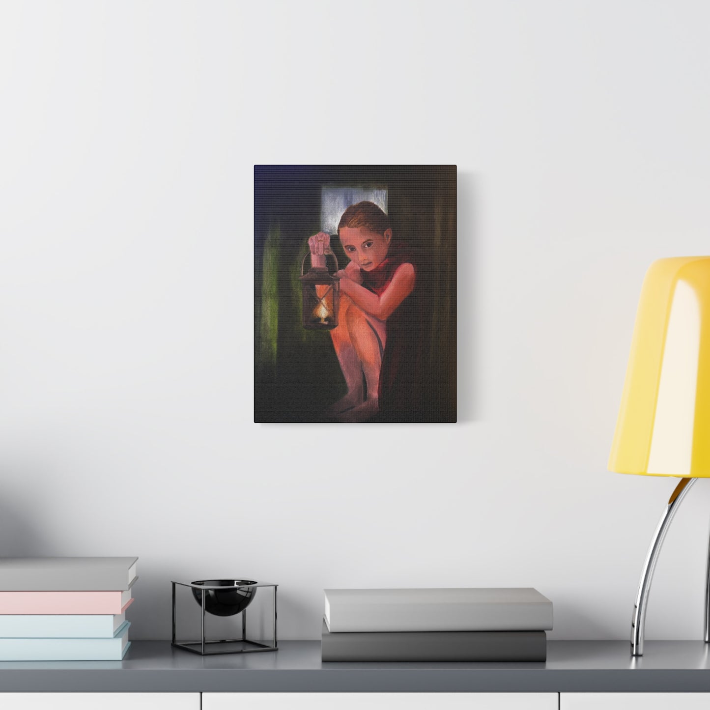 Hidden | Matte Canvas Print | Moody Forest Wall Art