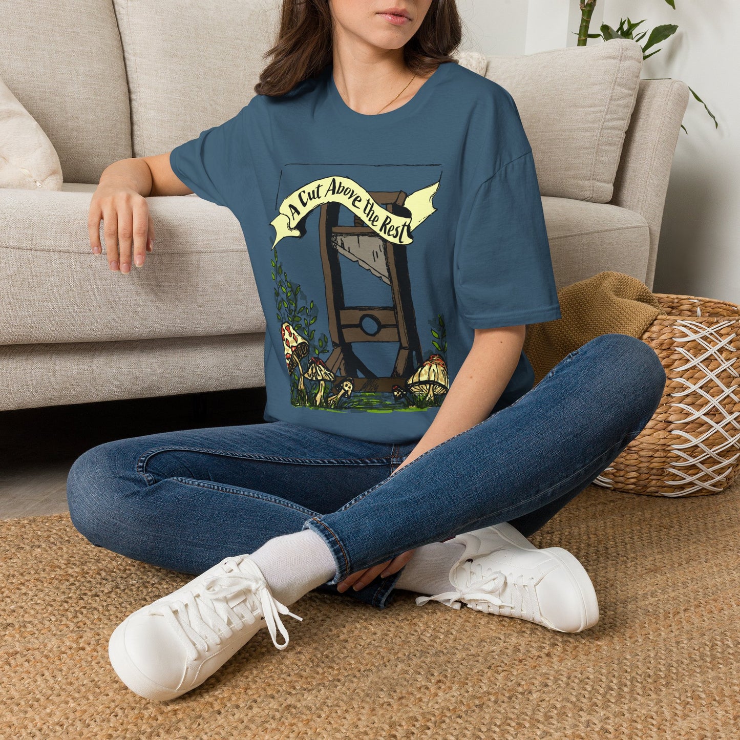 “A Cut Above the Rest” Guillotine Graphic Tee