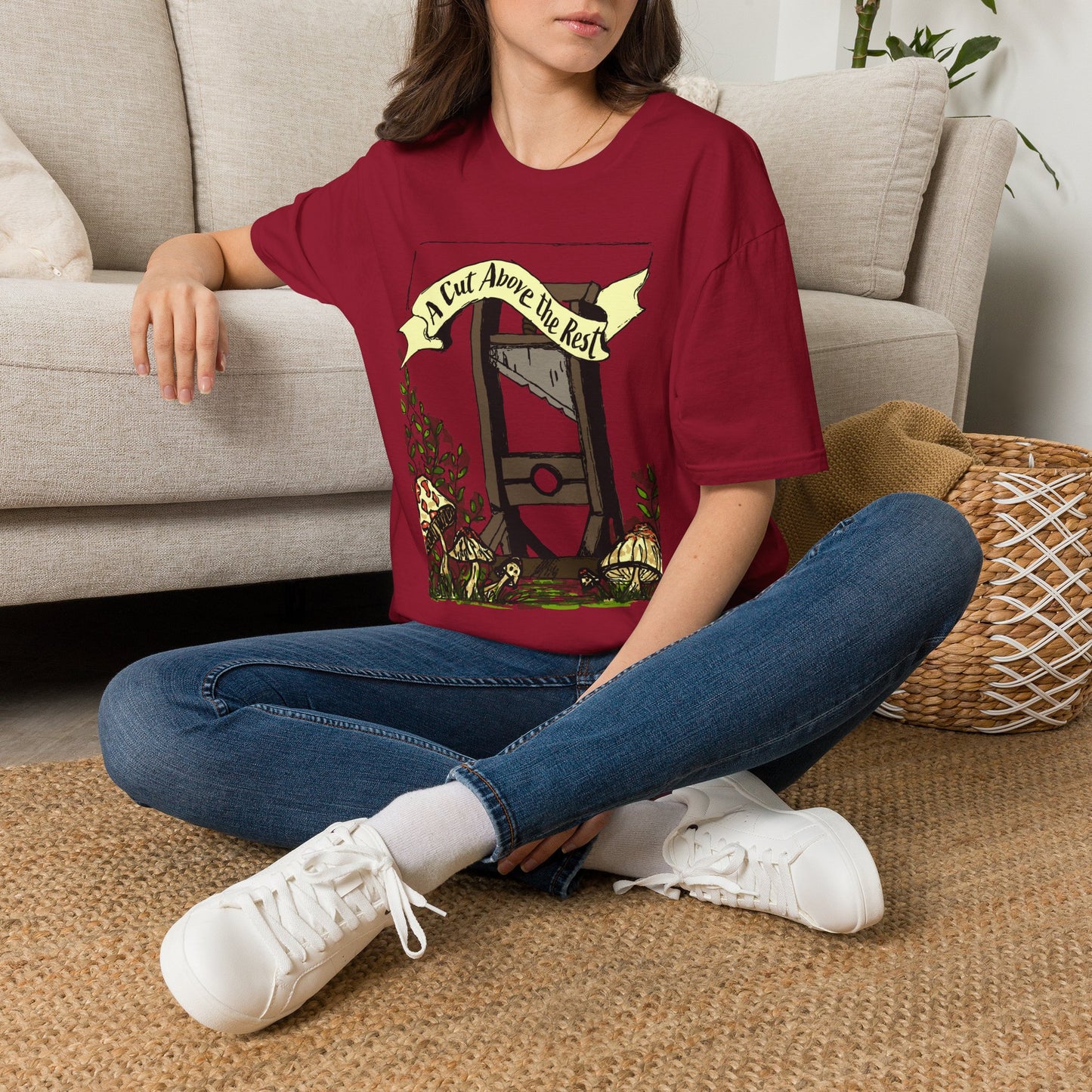 “A Cut Above the Rest” Guillotine Graphic Tee