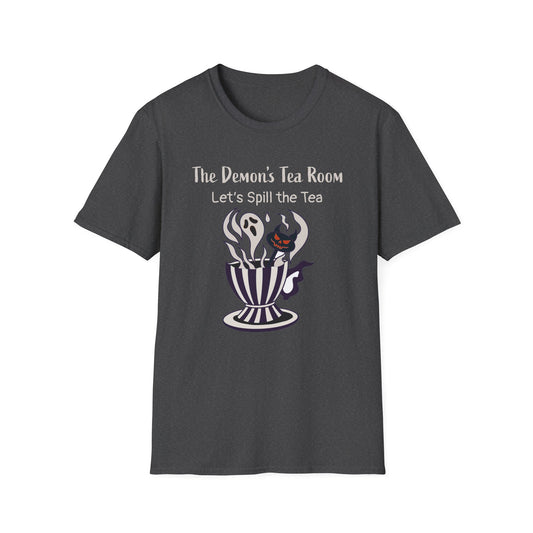 The Demon's Tea Room: Let's Spill the Tea Gothic Halloween T-Shirt