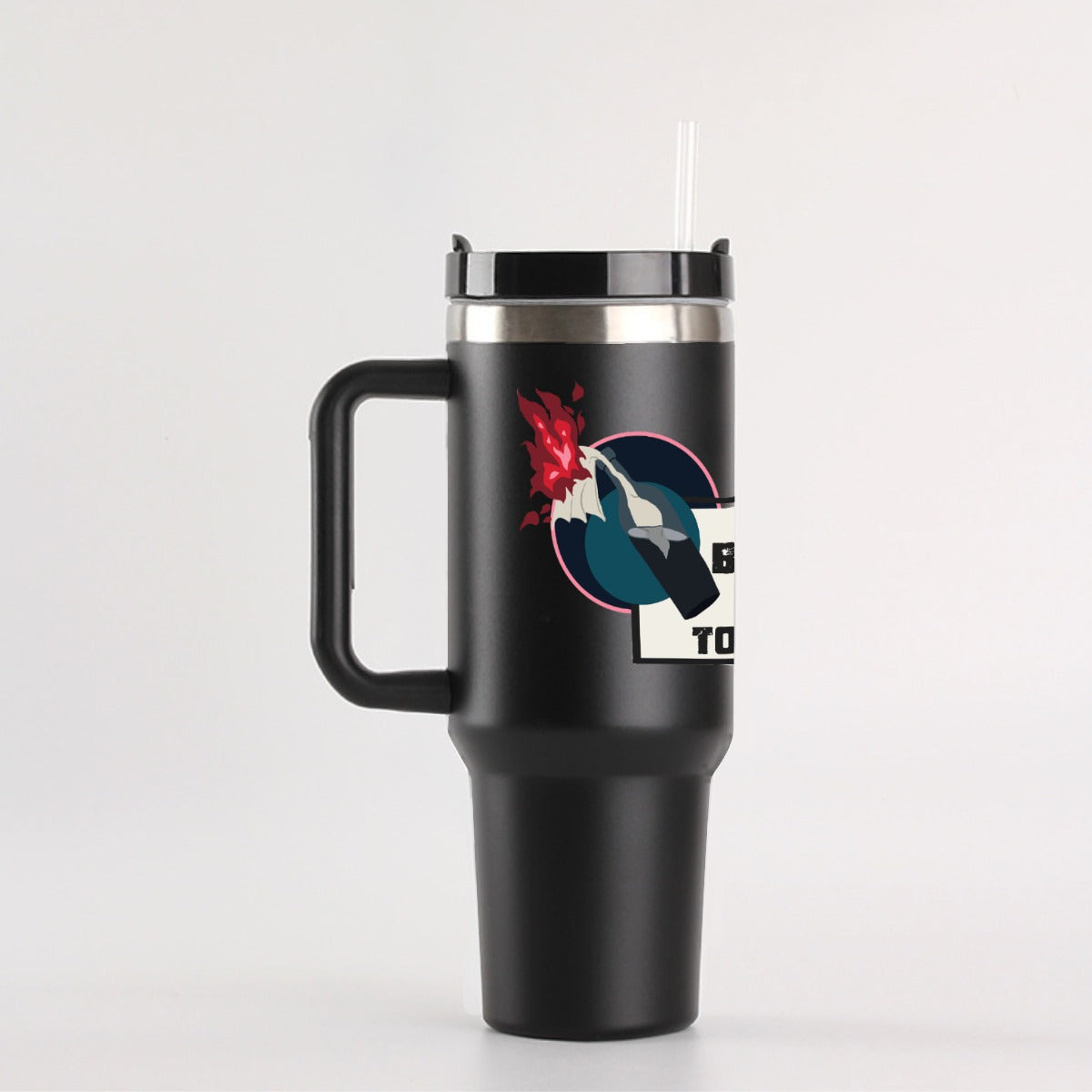 Be the light 40 oz Tumbler With Handle |
